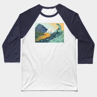 Mountain river Baseball T-Shirt